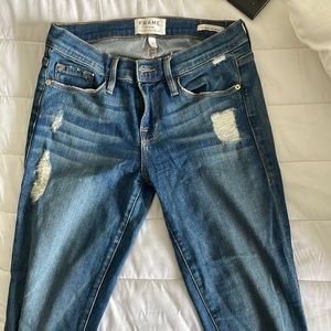 Distressed Frame Jeans